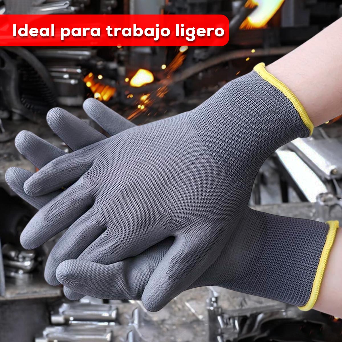 Miniatura 8 de 3 pares Guantes Antideslizantes GPT01